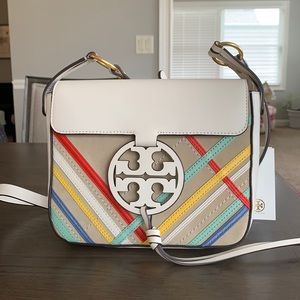 Tory Burch Miller Zig Zag Multi Leather Cross Body